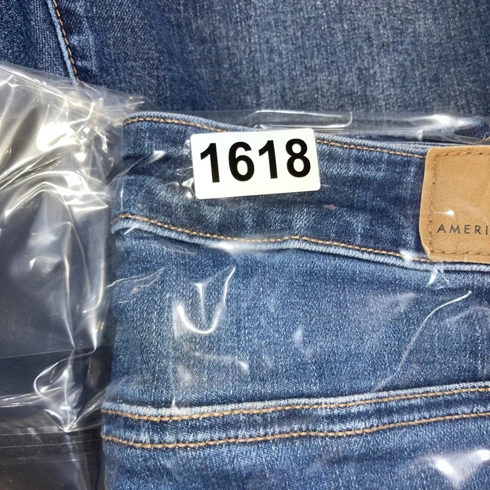American Eagle Hi-Rise Jegging‎ Women's Size 4 Super Stretch Blue